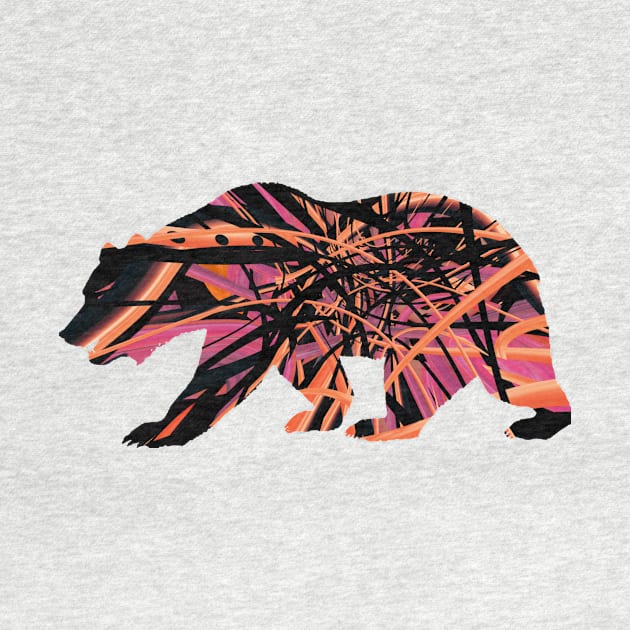 Abstract Grizzly Bear by Whisperingpeaks